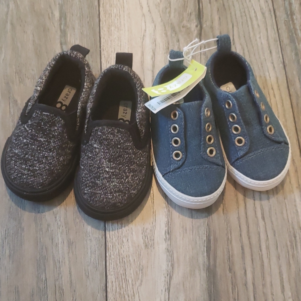 Crazy8 baby boy shoes size 4